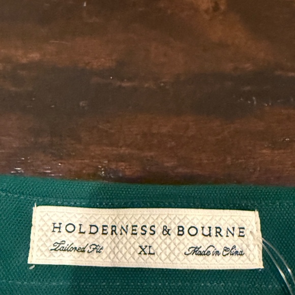 Holderness & Bourne Men's XL The Burton Pine Polo MSRP $130 - Picture 5 of 8